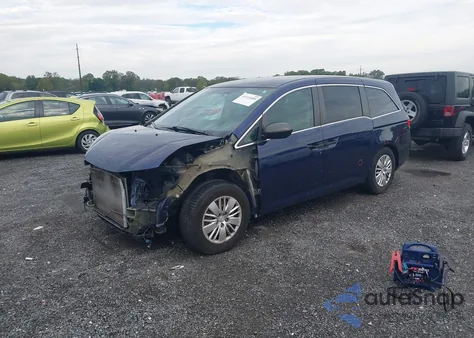 2016 Honda Odyssey Lx from USA, damaged, VIN 5FNRL5H22GB077403